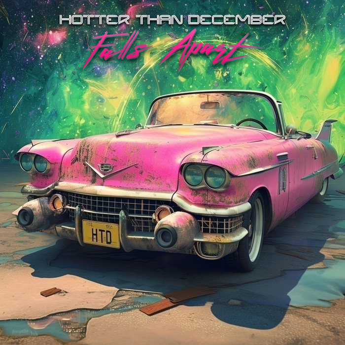 HTDsynthwave's tweet card. Falls Apart, by Hotter Than December