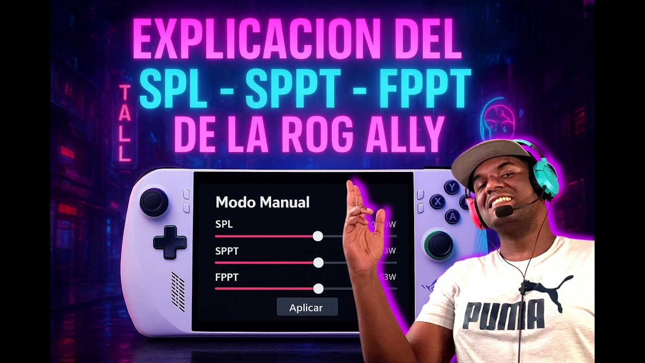 gowkaiser19's tweet card. ASUS ROG ALLY : EXPLICACION Y CONFIGURACION DEL SPL - SPPT - FPPT...