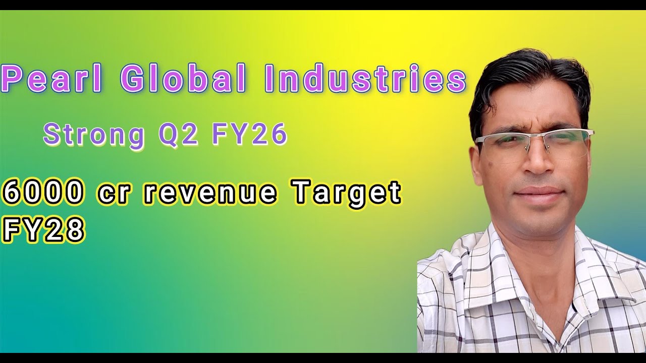 chandrakar_c's tweet card. Pearl Global Industries (PGIL) – Strong Q2 & H1 FY26 , 6000 cr...