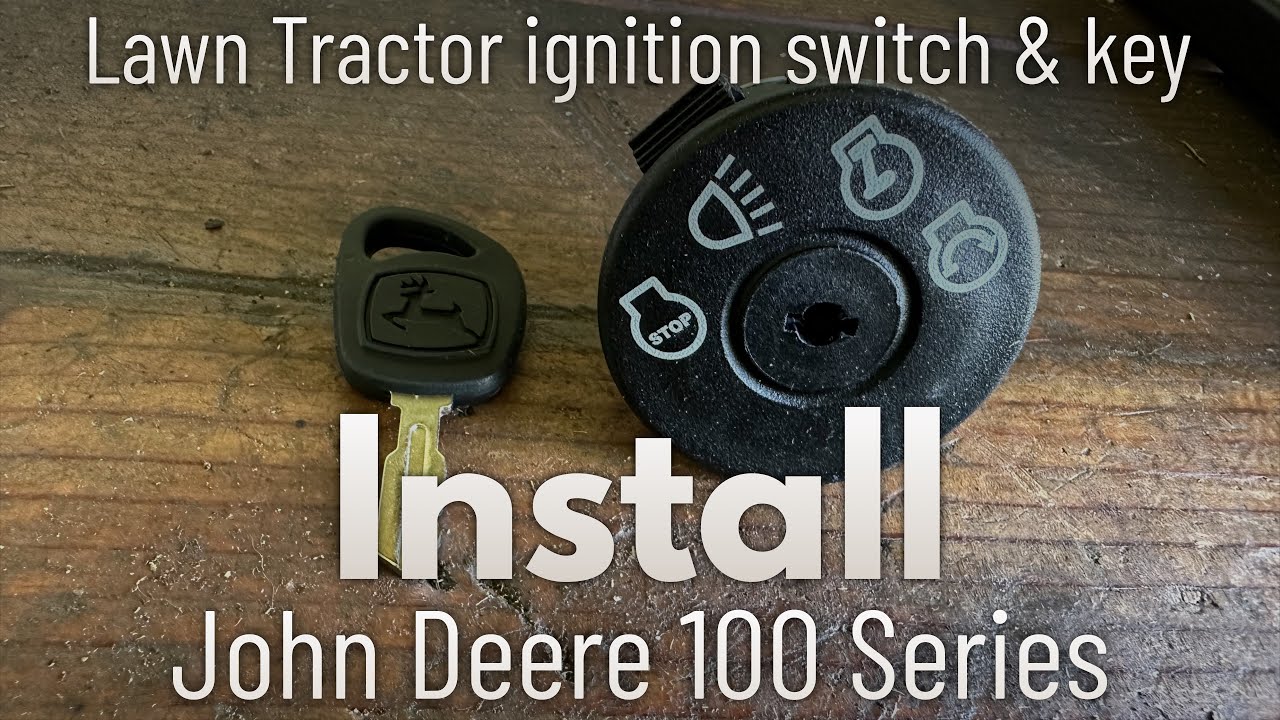 TryAdaptLearn's tweet card. John Deere 100 series ignition switch and key install demonstrated on...