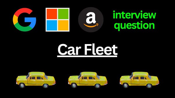 khraju123's tweet card. Decoding the Car Fleet Leetcode Problem: A Simple Guide