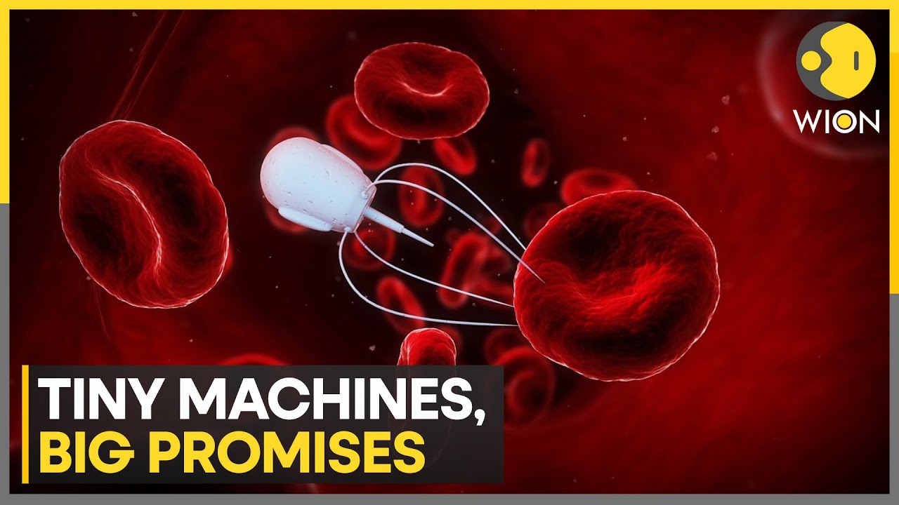 PierreMurray's tweet card. Magnetic Microrobots Rewriting The Rules of Medicine | WION News