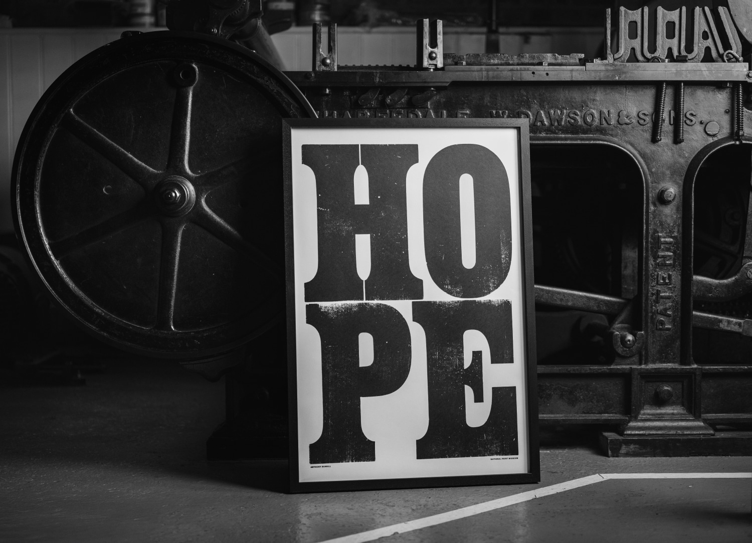 NatPrintMuseum's tweet card. In 2025, the National Print Museum invited internationally acclaimed graphic artist Anthony Burrill to collaborate for Irish Design Week. This partnership