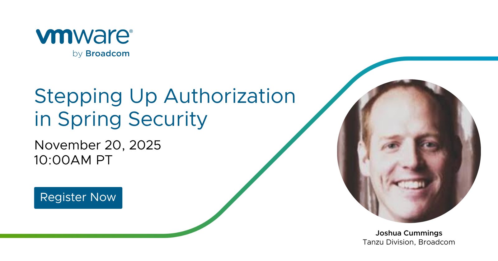VMwareTanzu's tweet card. Thursday, November 20, 202510:00 AM – 11:00AM PTRegister Now Multi-Factor Authentication support has arrived in Spring Security. Now, your application can require an X.509 cert and an OAuth 2.0...