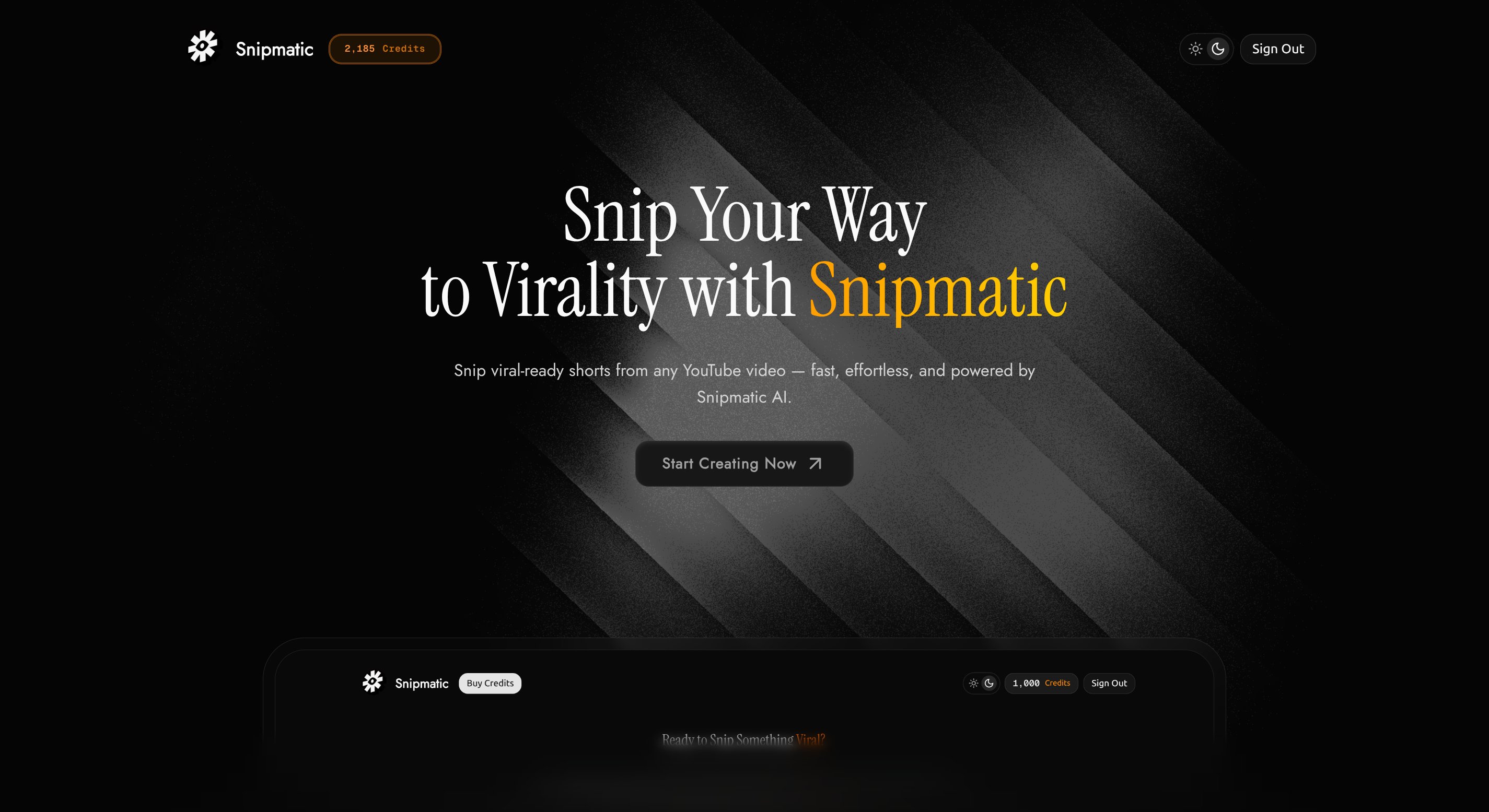 kuahxD's tweet card. Get famous with Snipmatic — transform any YouTube video into viral-ready shorts with AI-powered precision. Create engaging clips for TikTok, Instagram Reels, and YouTube Shorts in seconds.