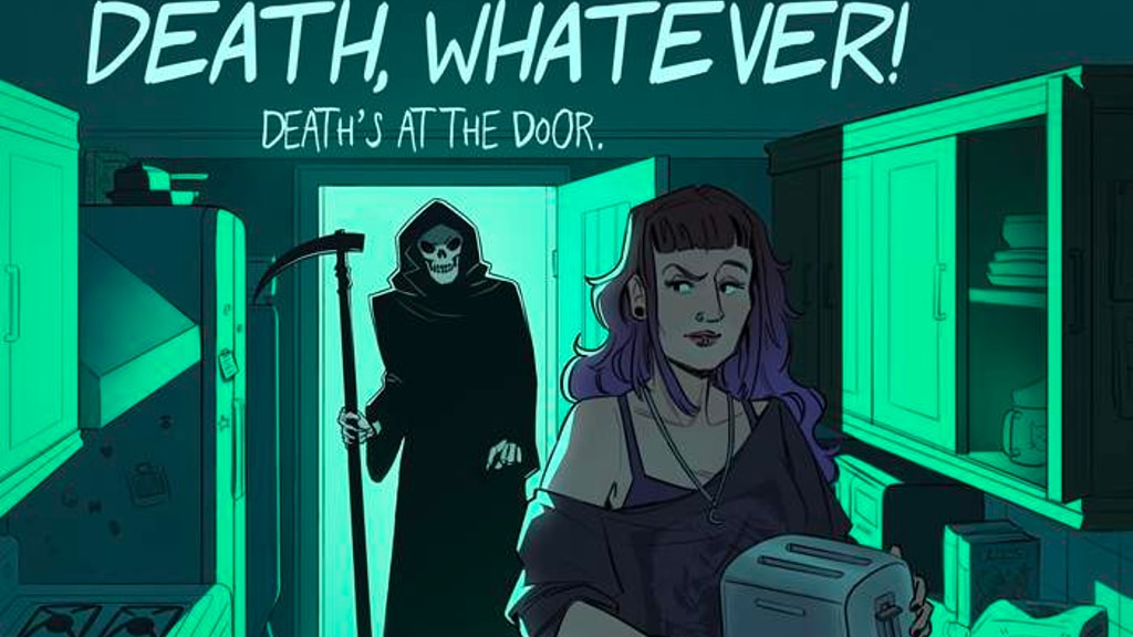 cryptozoidguide's tweet card. Michelle, a hungover 23-year-old, accidentally electrocutes herself, meets the Grim Reaper, and reluctantly becomes his apprentice!