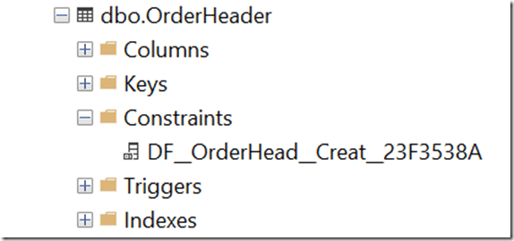 dschelte's tweet card. As part of a demo recently I was adding a default value to a new column with a simple DEFAULT and a value. Under the covers this creates a constraint, however, I want to ensure this is named explic…
