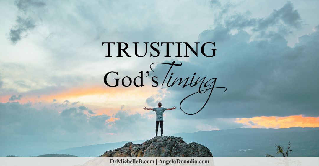 selfcarehackspc's tweet card. There is a fine line between questioning, doubting, and trusting. Life is a trust exercise with God. In times of uncertainty, do we truly trust God’s timing?
