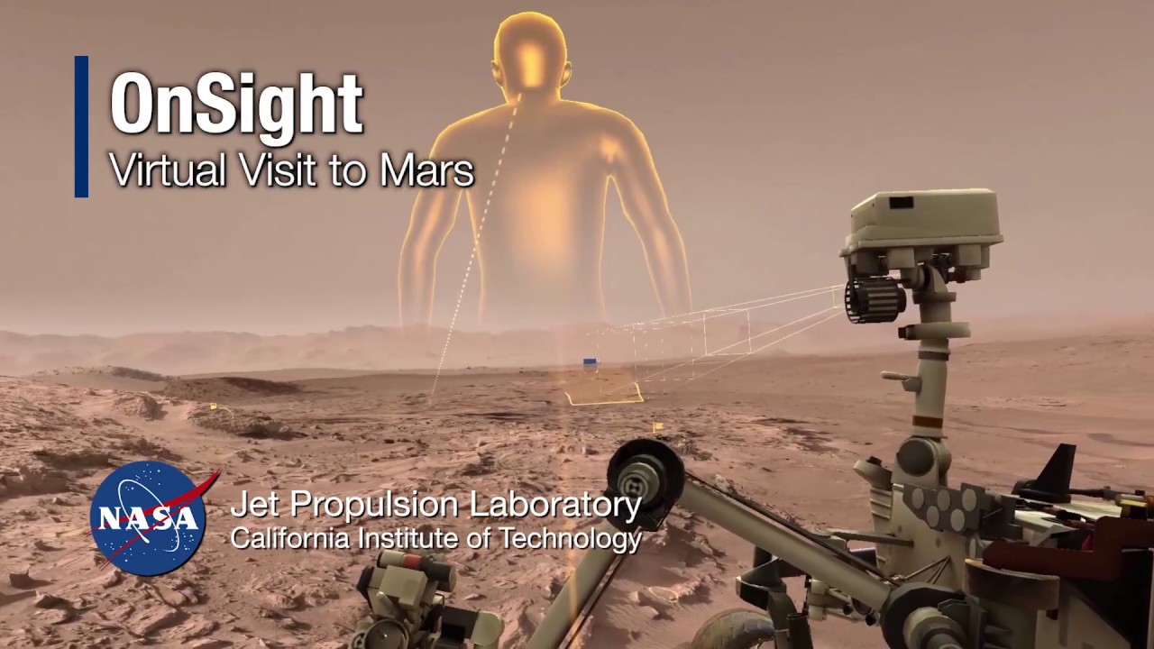 ImmersiveTechIT's tweet card. OnSight: Virtual Visit to Mars