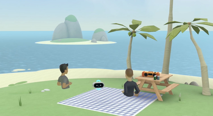 comogard's tweet card. Meta's AI researchers are working on a voice-powered bot that allows users to change their virtual environment with voice commands.