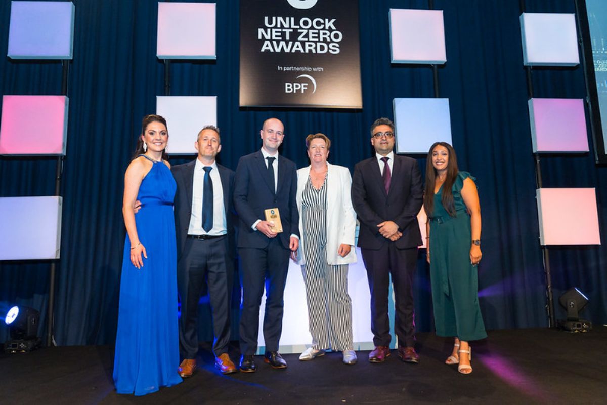 unlocknetzero's tweet card. The Shoebox NX ground source heat pump from Kensa was named product innovation of the year at the 2024 Unlock Net Zero Awards