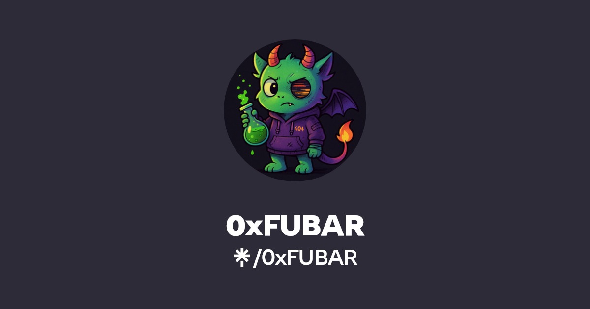 Autonomousweb3's tweet card. 💚 You’re early. You’re FUBAR! This isn’t just a token. It’s a story. A culture born from market wrecks, late-night charts, and the humor that kept us alive.