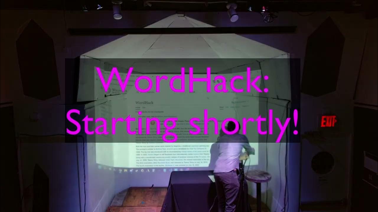 toddwords's tweet card. WordHack Feat. Case Jernigan, Qianxun Chen and Mariana Roa Oliva,...