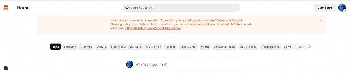 cyb_detective's tweet card. Yesterday I opened my Substack and saw a notification there: