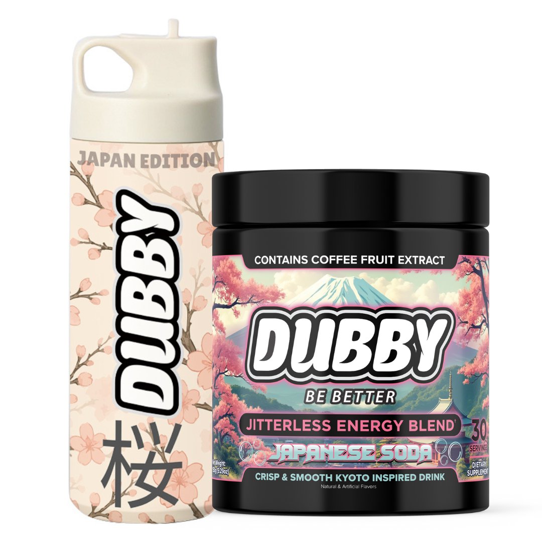 247VideoGame's tweet card. Cherry Blossom Japanese Bundle  Specs: - Metal bottle 18oz capacity - 30 serving Japanese Soda Energy Flavor - Cherry Blossom design inspired by Japan's Cherry Blossom Sakura Season