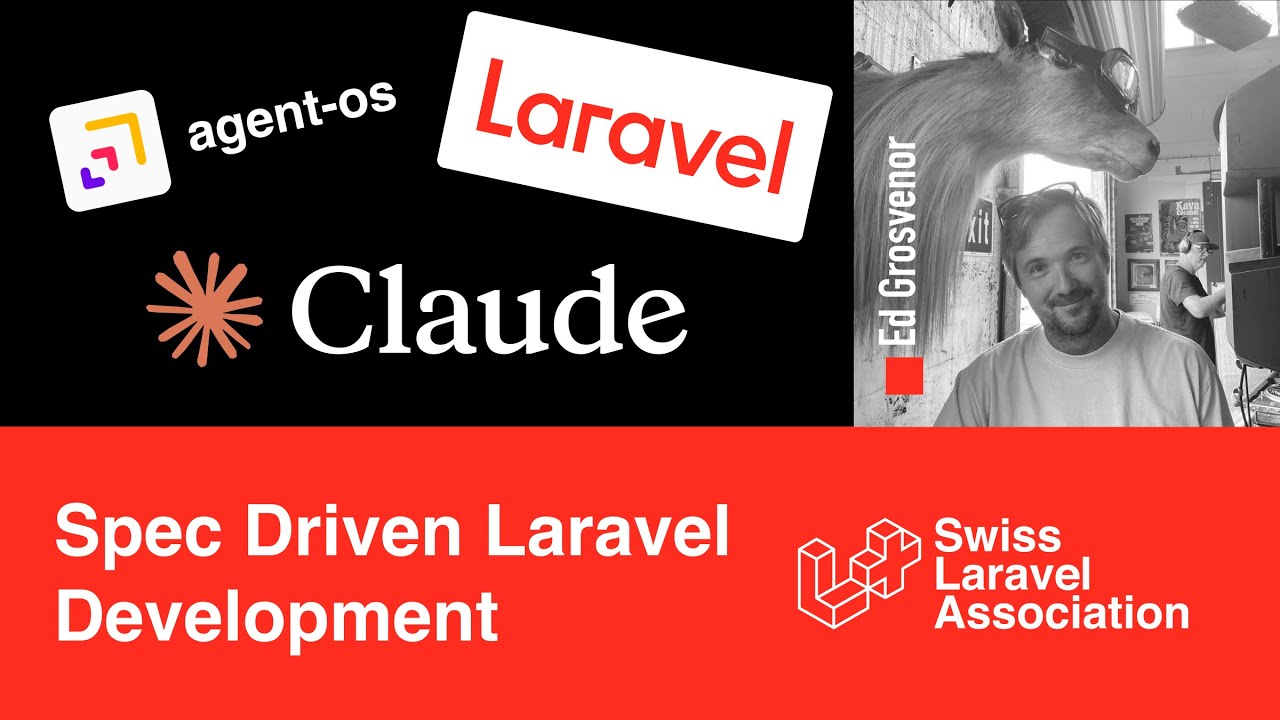 swisslaravel's tweet card. Spec Driven Laravel - Ed Grosvenor