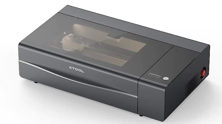 makerhacks's tweet card. xTool P2 review, featuring overview of the 55W CO2 desktop laser cutter, its unique features, quality of construction, and how it compares.