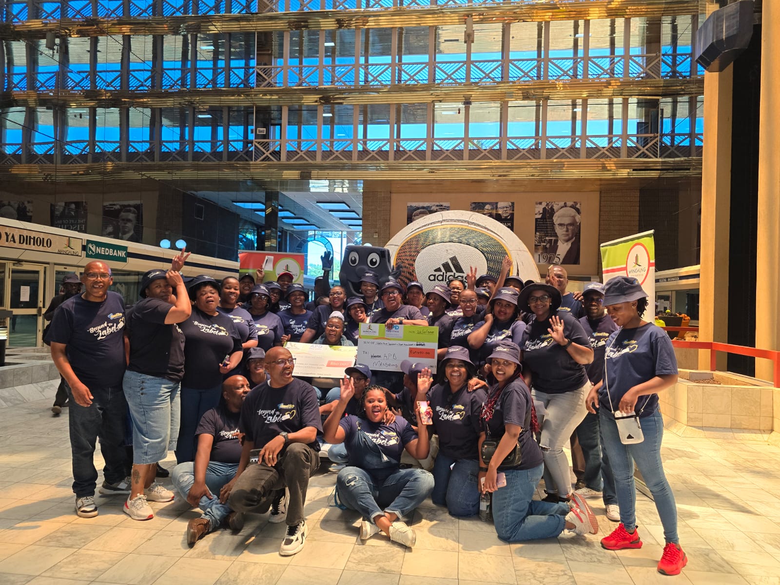 FreeStateWorld1's tweet card. On Friday, 25 October, employees of the Mangaung Metropolitan Municipality (MMM) came together in a heartwarming display of solidarity and social responsibility, reflecting on their impactful journey...