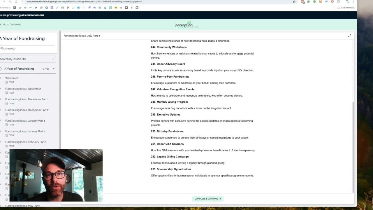 PercepFunding's tweet card. Year of Fundraising: July Part 2