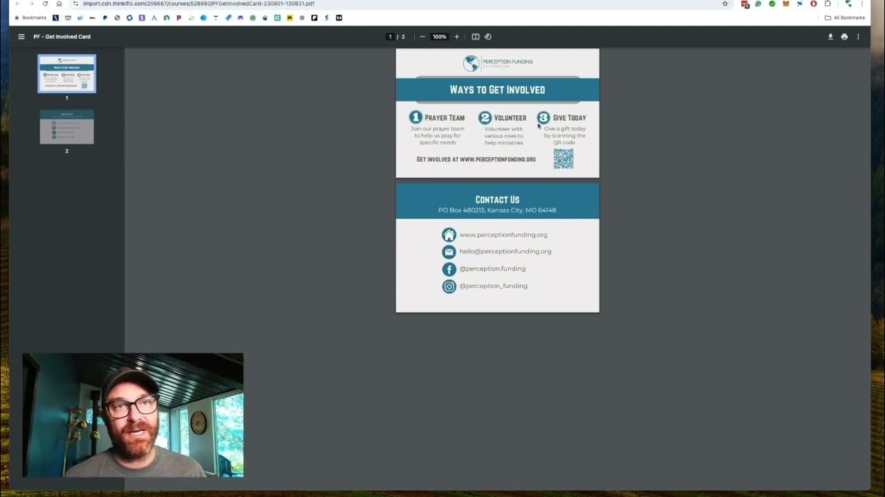 PercepFunding's tweet card. Year of Fundraising: August