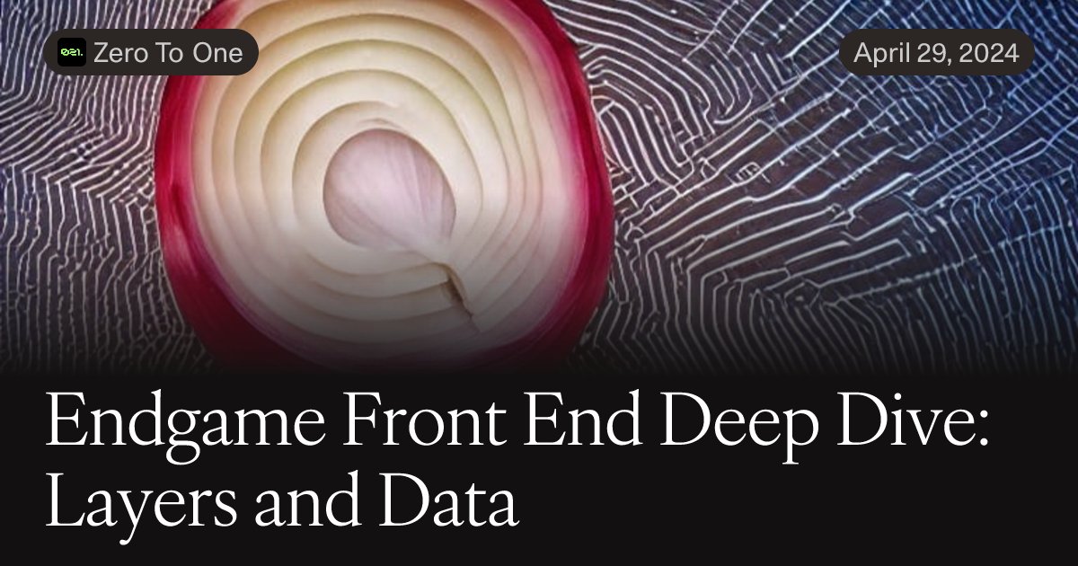 rombromz's tweet card. We often paralyze ourselves by giving up-front decisions an unhealty amount of weight. While deep-diving Endgame's data-fetching logic, we provide insight in how we deal with this.