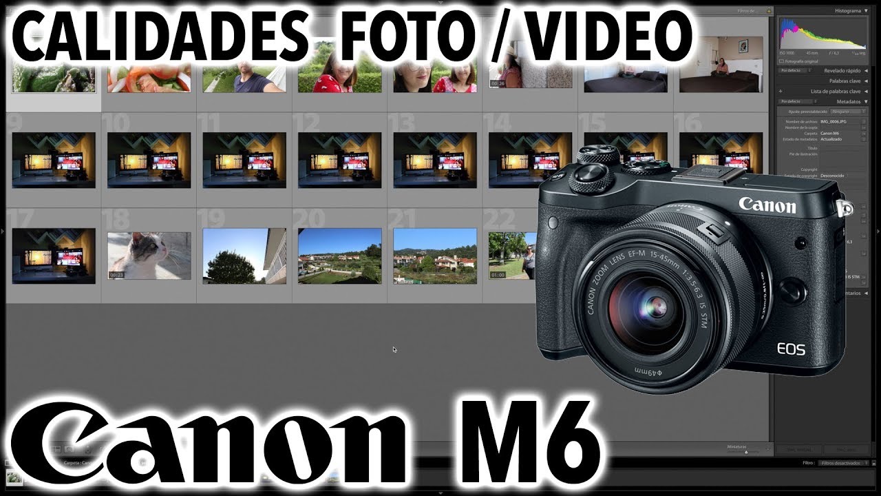 CSCondeWeb's tweet card. Canon EOS M6 | Calidad de foto y videos