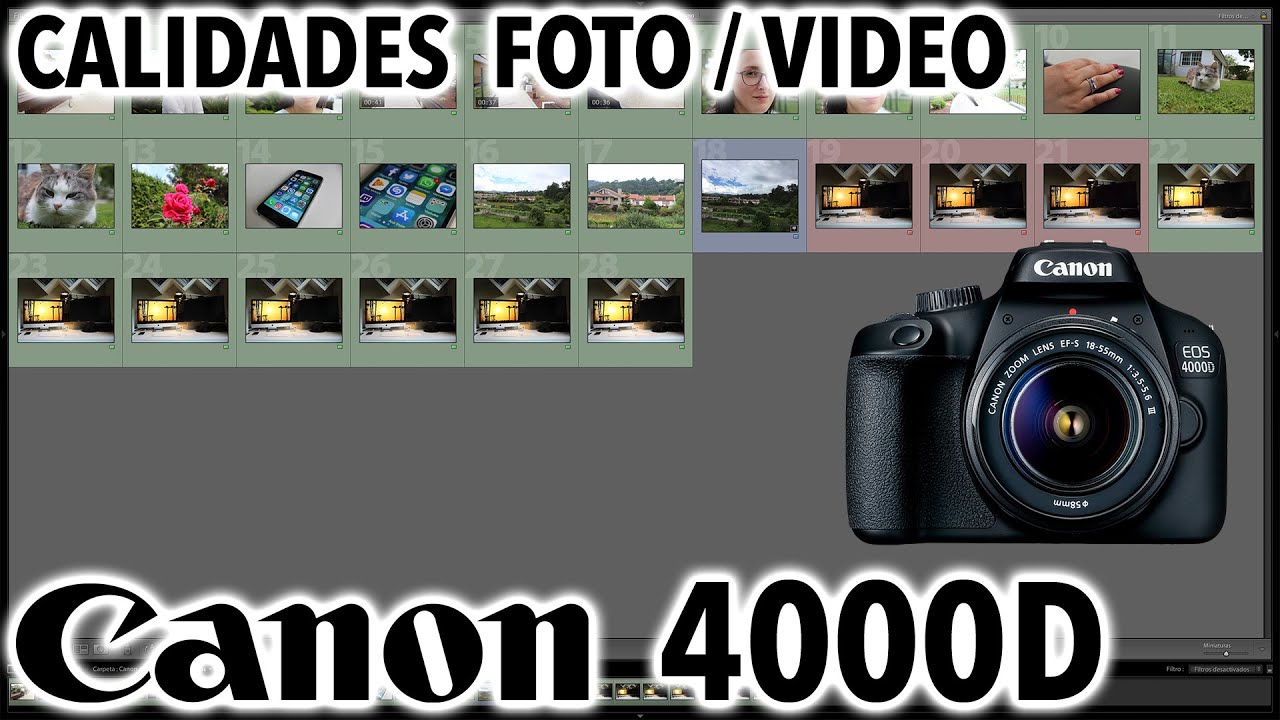 CSCondeWeb's tweet card. Canon 4000D / T100 | Calidad de fotos y videos