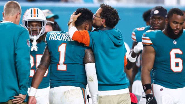 RobCobb_INSC's tweet card. MIAMI GARDENS, FL – In a truly and tragic turn of events, thanks to a concussion suffered by Miami Dolphins quarterback Tua Tagovailoa, the AFC playoff race just got a lot more interesting.
