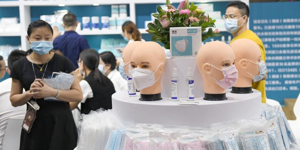 khanrobotics's tweet card. China's strong data came even as Donald Trump "lobbed another tech grenade in his cold war with Beijing."