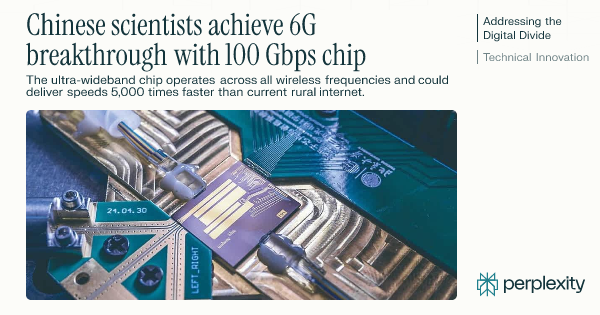 TechTweet24h's tweet card. Chinese scientists from Peking University and City University of Hong Kong have achieved a world-first breakthrough in 6G wireless technology, creating an...