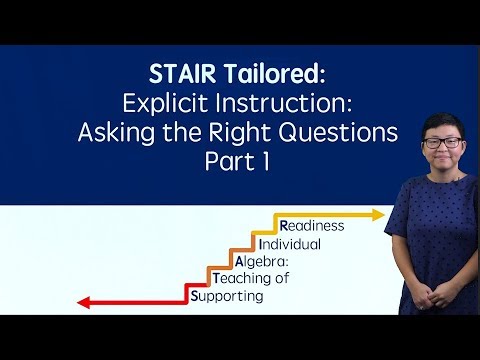 ProjectSTAIR's tweet card. How to Ask the Right Questions in Math ‖ Accessible Math ‖ K-12 Math...
