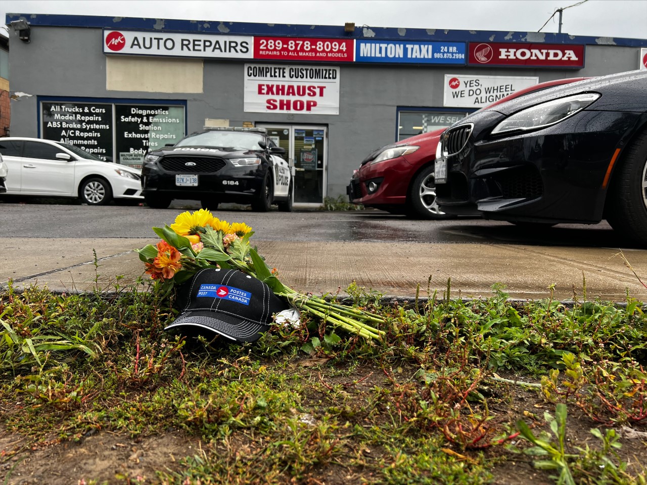 CityNewsTO's tweet card. A third man has died as a result of injuries sustained during a shooting spree last Monday that took the lives of a Toronto police officer and a Milton auto shop owner.