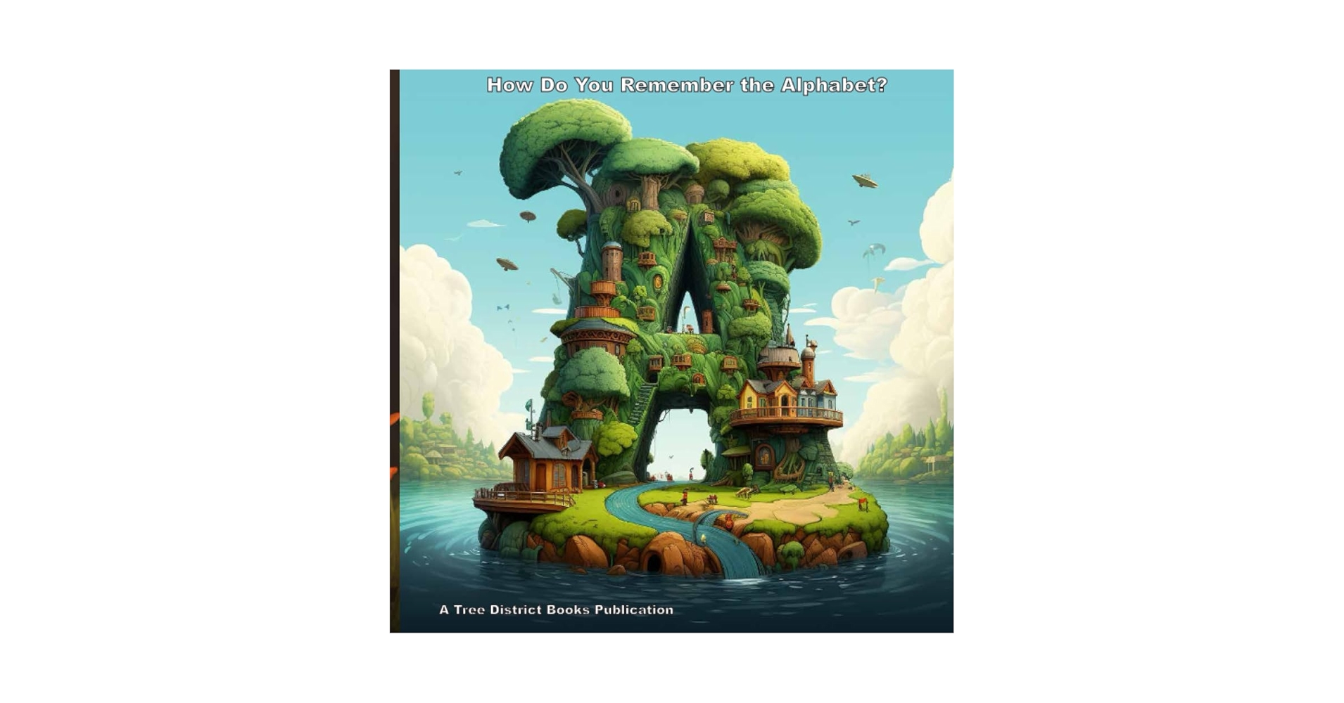 TreeDistBooks's tweet card. A child recounts how they remember the alphabet.