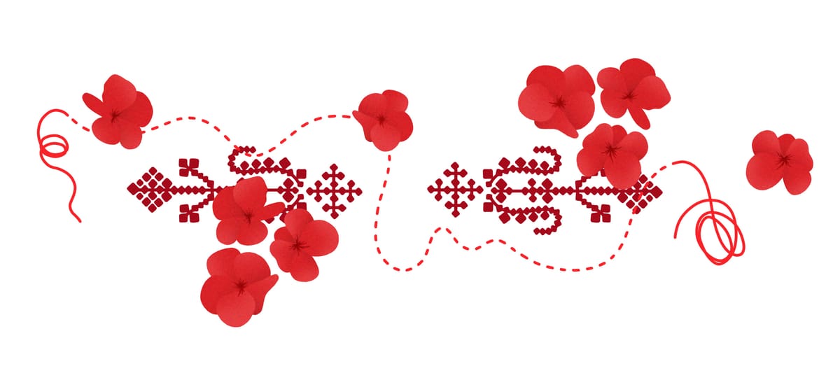 armliterary's tweet card. by Laura Rink | The roots of red.