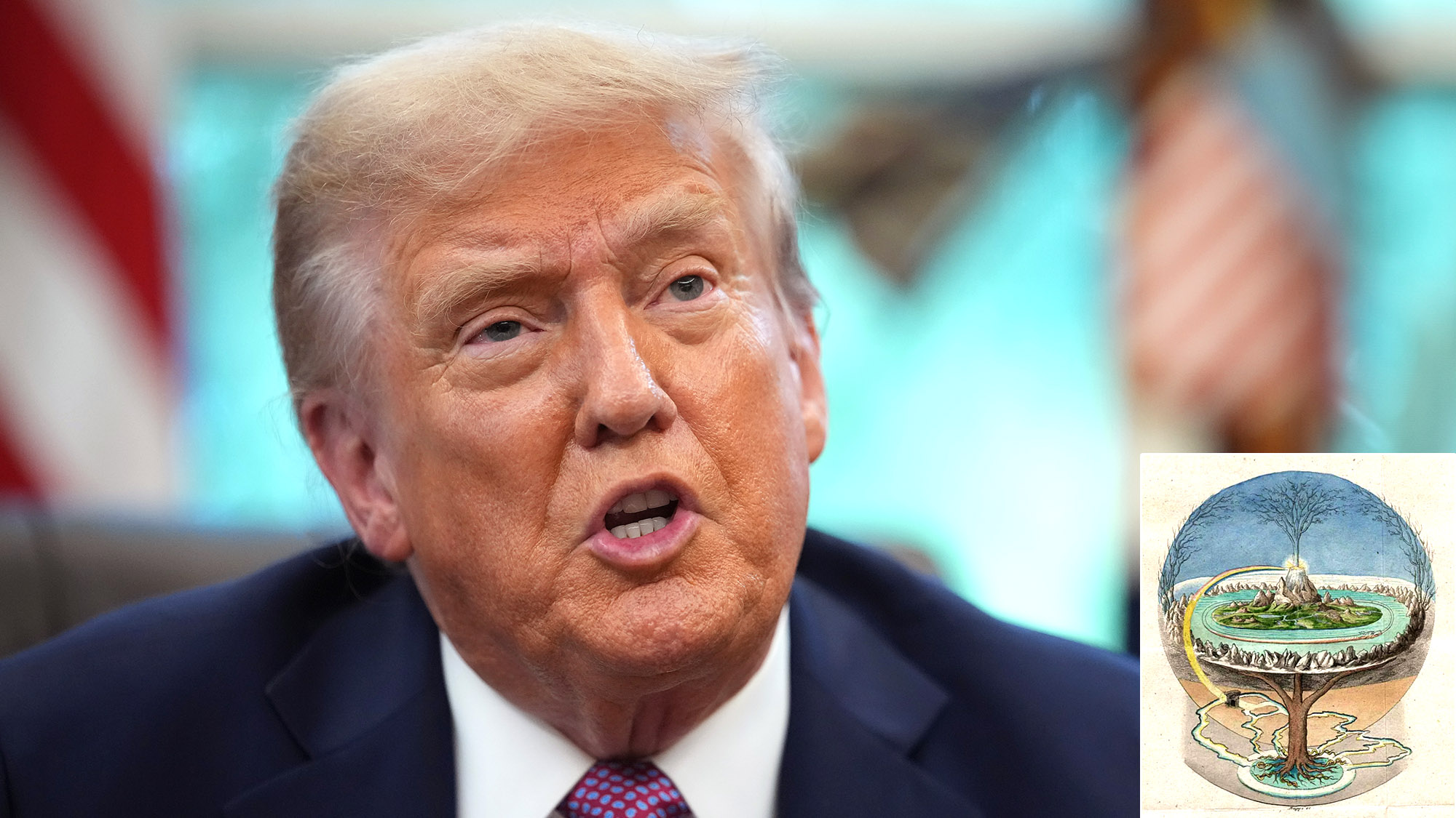 TheOnion's tweet card. WASHINGTON—Claiming that the sacred ash tree had outlived its usefulness and needed to be updated, President Donald Trump made remarks Monday defending his demolition of Yggdrasil, the ancient tree...