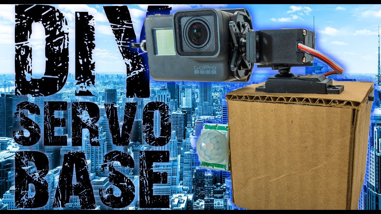 KyleMartinTech's tweet card. DIY Motion Sensing Rotating Camera Base