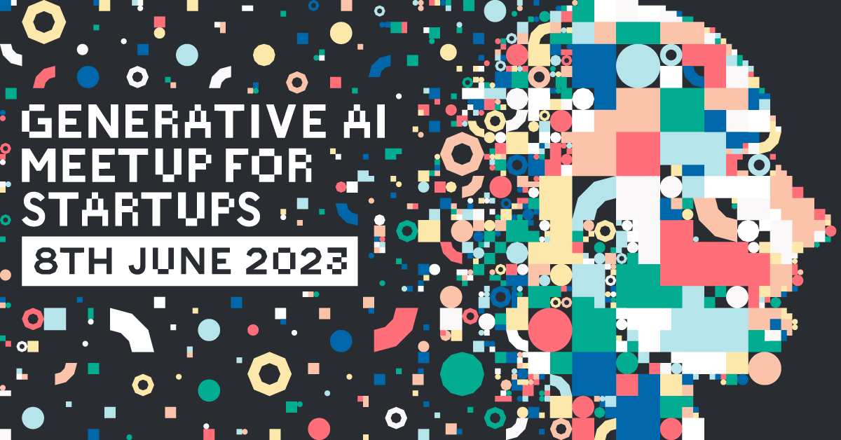 graphcoreai's tweet card. Gain practical insights for your projects and connect with experts at the Graphcore Generative AI Meetup for Startups.