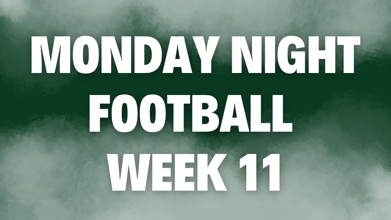 TurfTouchdowns's tweet card. LIVE: MONDAY NIGHT FOOTBALL WEEK 11 PICKS AND BETS