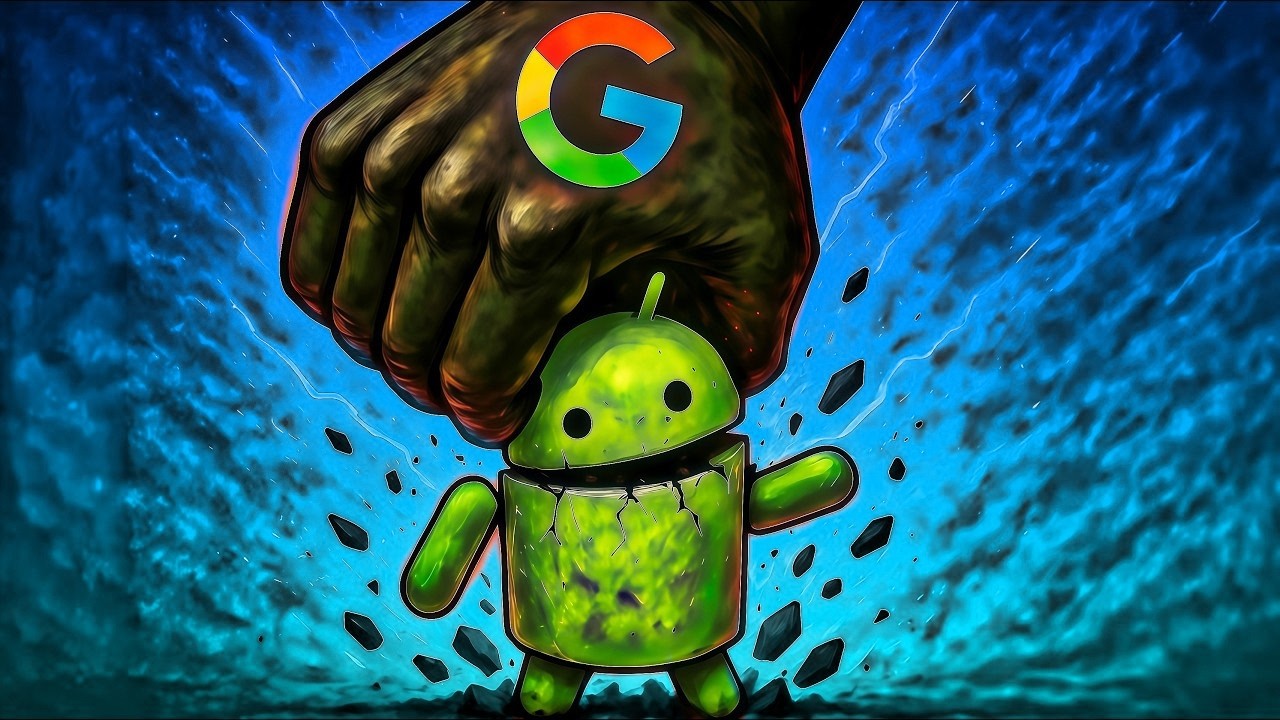 RikerLinux's tweet card. FIM da LIBERDADE no Android? 🚫 Sideload e Apps sem registro vão ser...