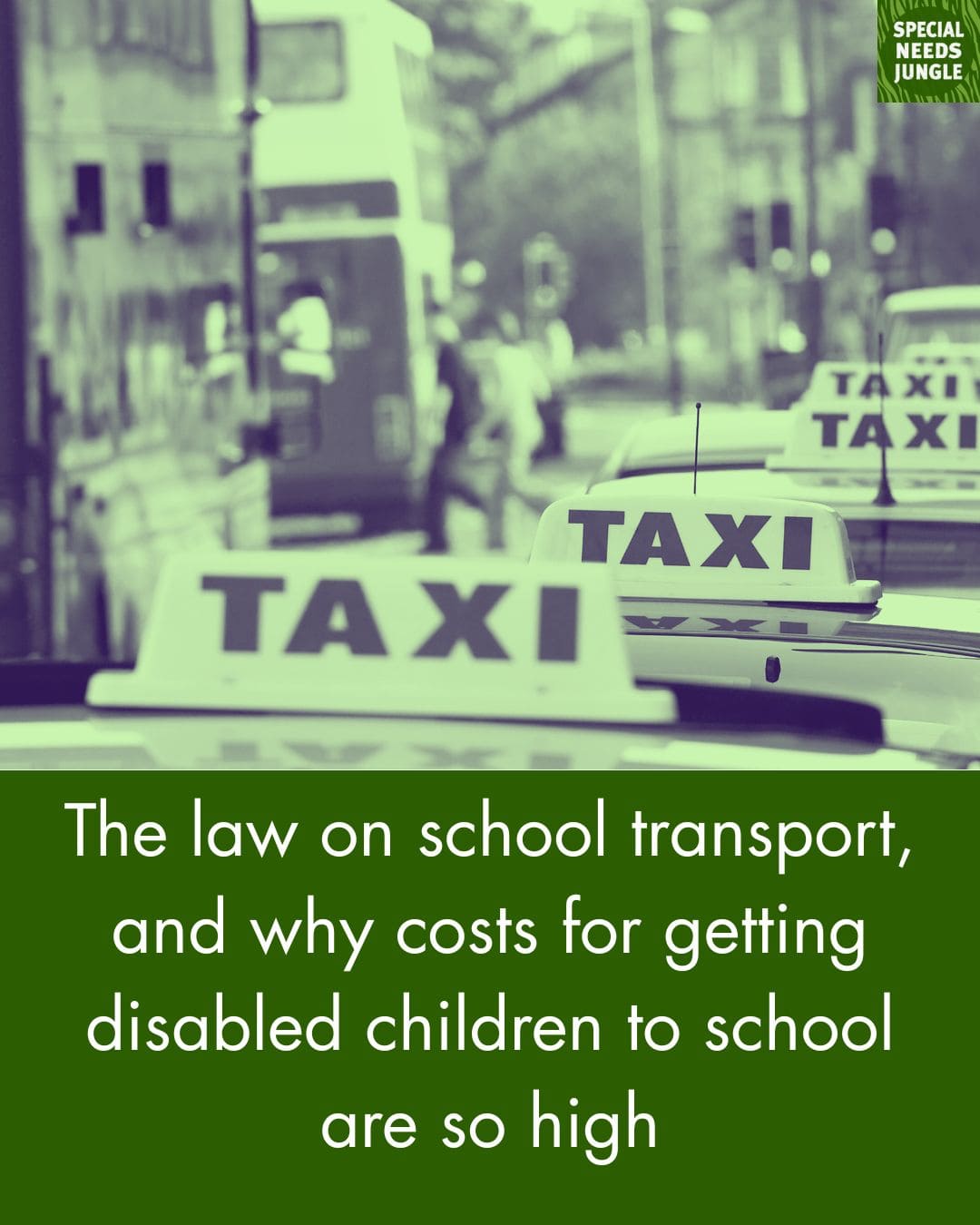 SENBlogger's tweet card. Eleanor Wright of SEND legal Charity SOS!SEN explores why transport costs are so high, what the law says, and what your child is entitled to