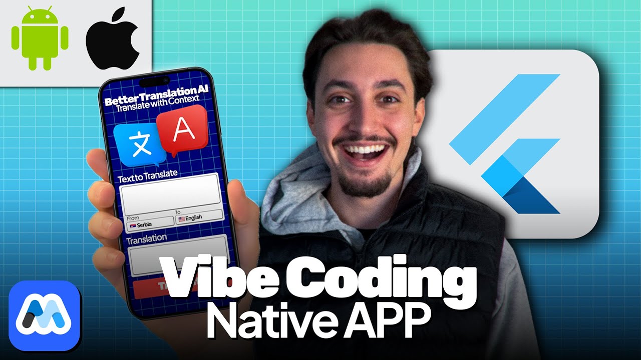 galluzzo_julian's tweet card. Can I Vibe Code A Mobile App? - Vibe-coding Flutter