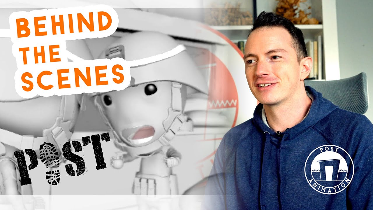 PostAnimation's tweet card. Behind the Scenes of Post "Frag Out"