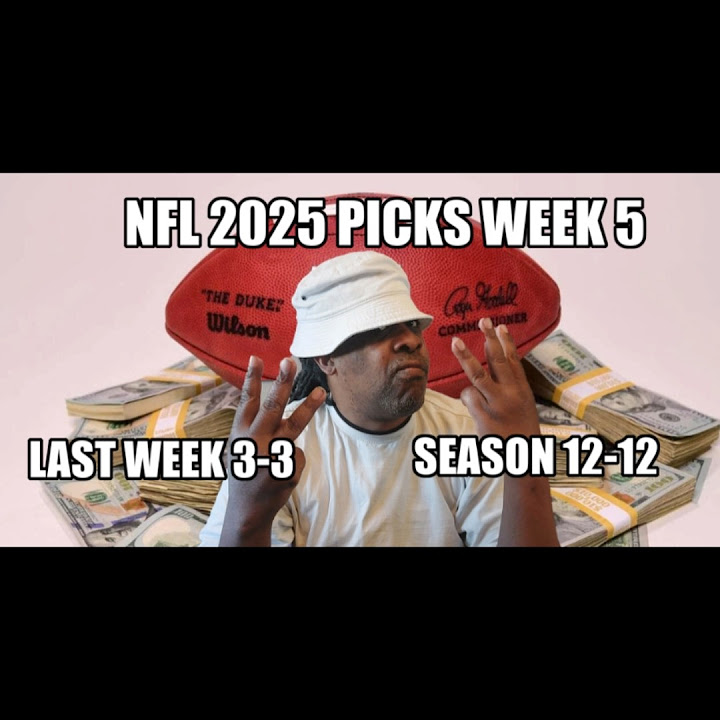 thegamexthegame's tweet card. NFL Picks 2025 Week 5 #nflbetting #sportsbetting #nfl #betting...