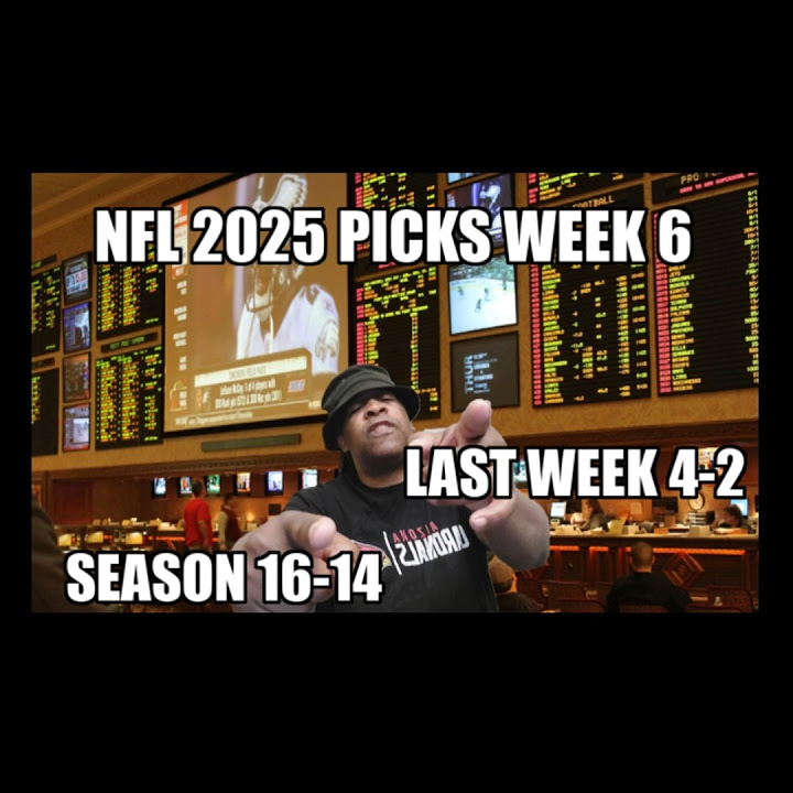 thegamexthegame's tweet card. NFL Picks 2025 Week 6 #nflbetting #sportsbetting #nfl #betting...