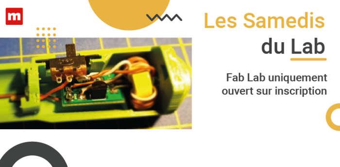 TerritoireSci's tweet card. Venez apprendre à fabriquer votre mini lampe de poche