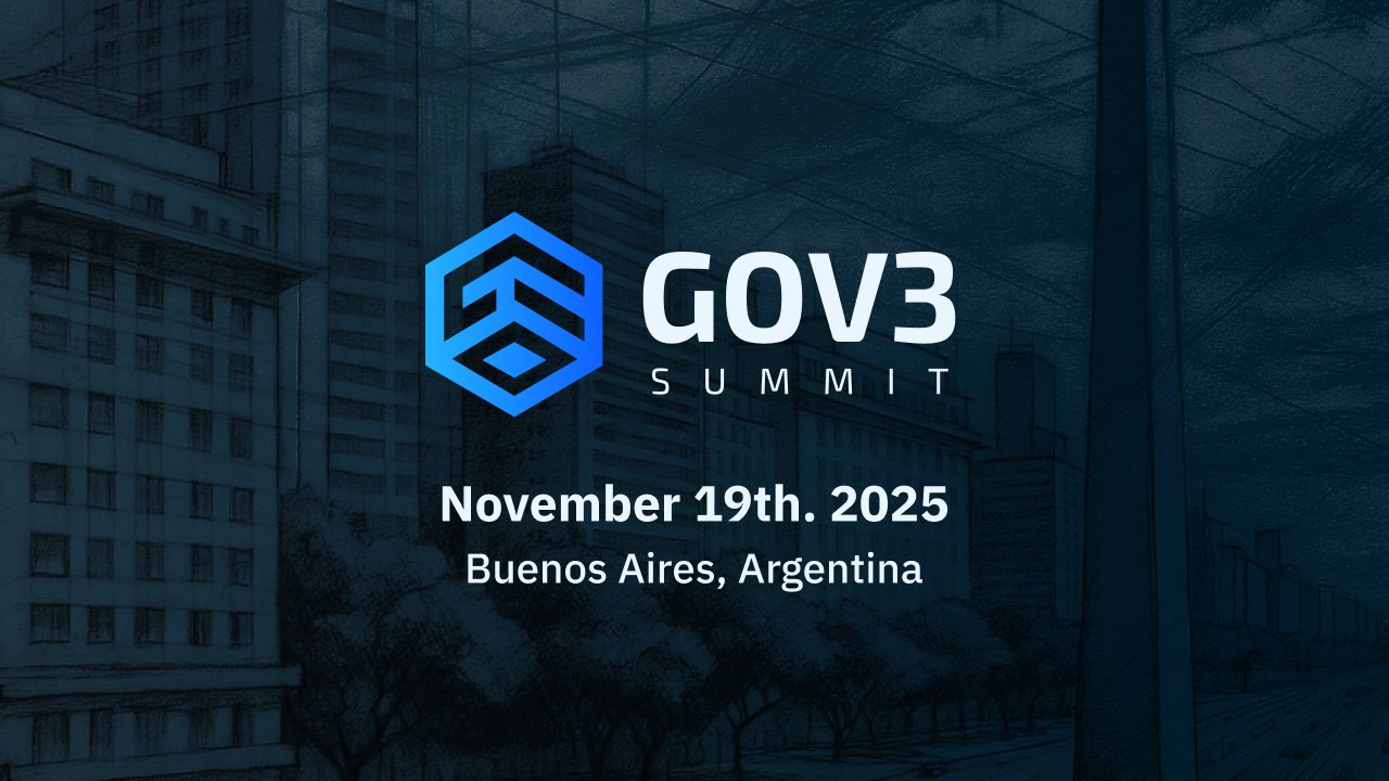Gov3Summit's tweet card. Gov3 Summit is the global flagship event for public sector leaders working with Web3. Join us on November 19th, 2025 in Buenos Aires, Argentina.
