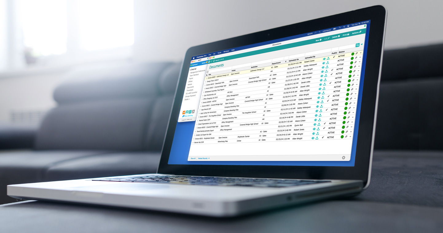 aACEsoft's tweet card. Document management in aACE allows you to link documents directly to related records, keeping your files organized and easily accessible.