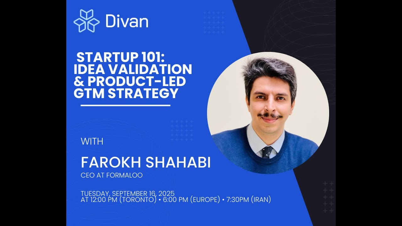 asecengineer's tweet card. Startup 101 Idea validation & Product-led GTM strategy - Farokh...