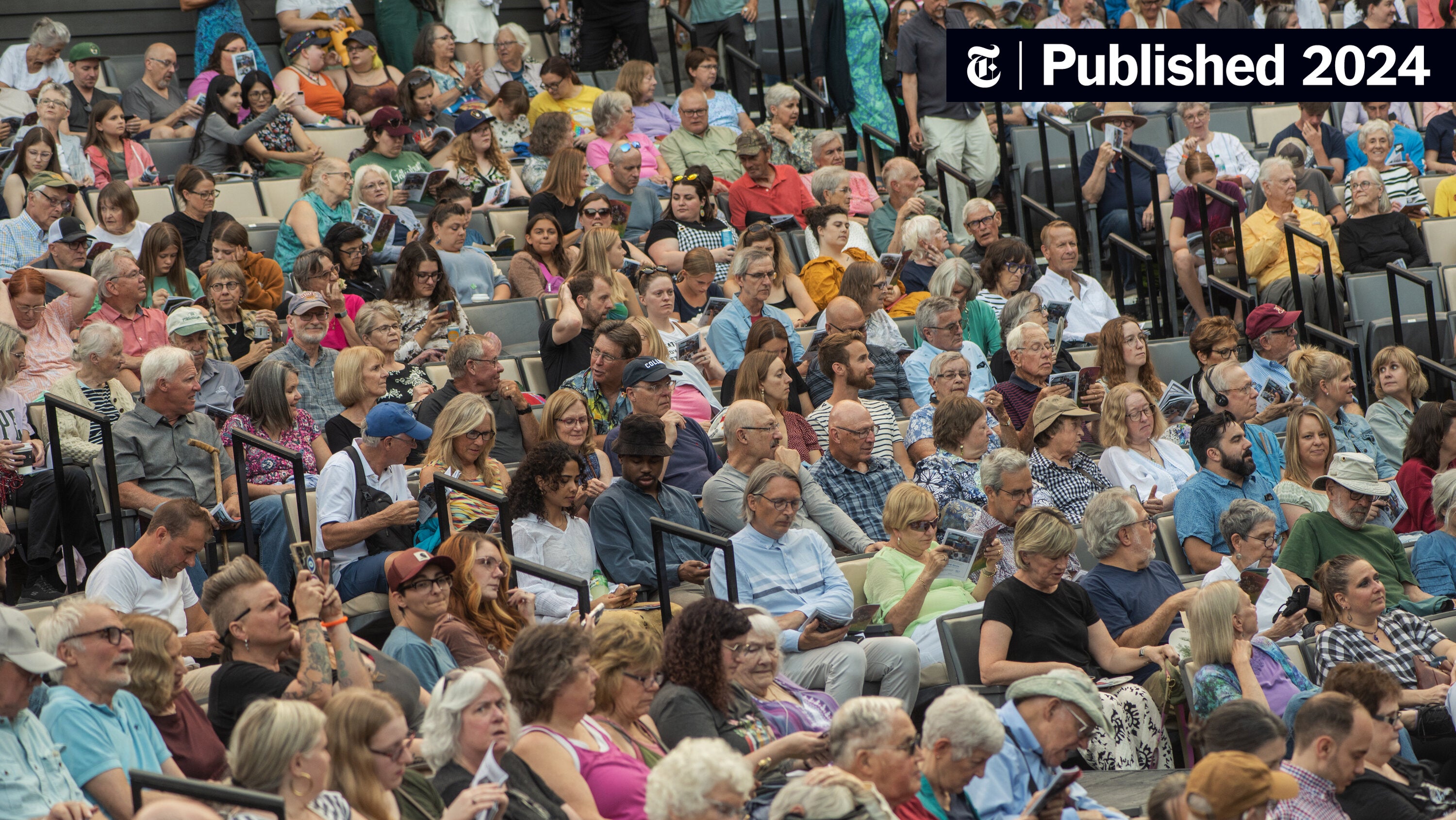 nytimestheater's tweet card. No musicals and no mics: At American Players Theater in Wisconsin, nothing comes between the actors, their words and the public.