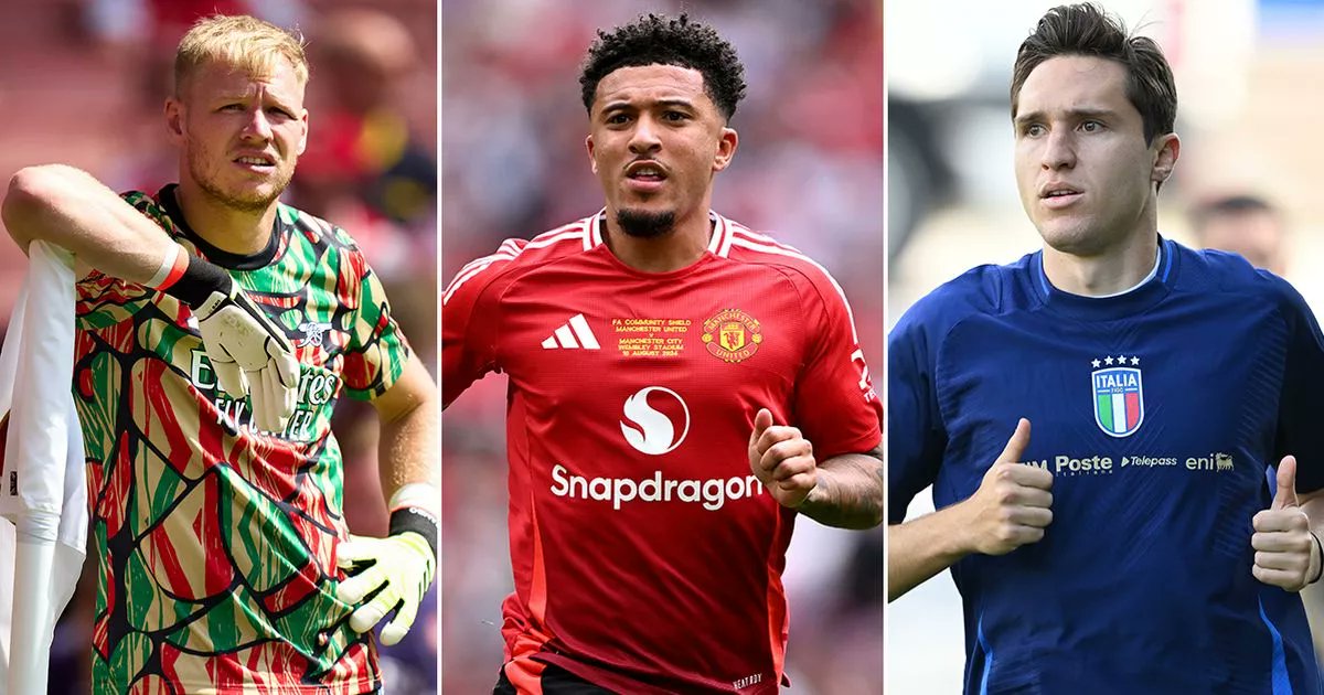 RyanTaylorSport's tweet card. We're now into the final few days of the transfer window and there's still plenty of work for Premier League clubs today with Manuel Ugarte, Ivan Toney, Jadon Sancho and Federico Chiesa all expected...